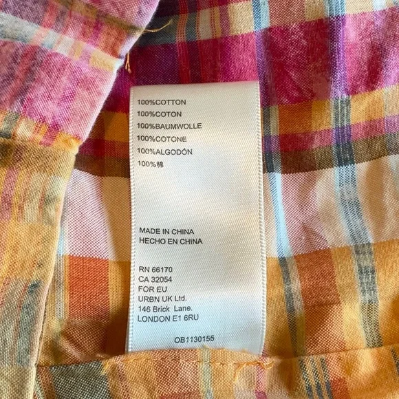 NWOT Free People Pink and Orange Cropped Corset Short Set in Size 4 - Picture 12 of 16